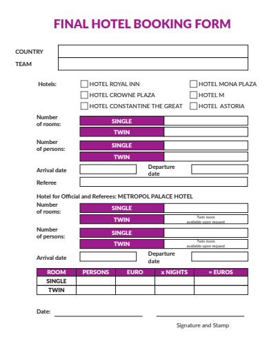 final hotel booking form template