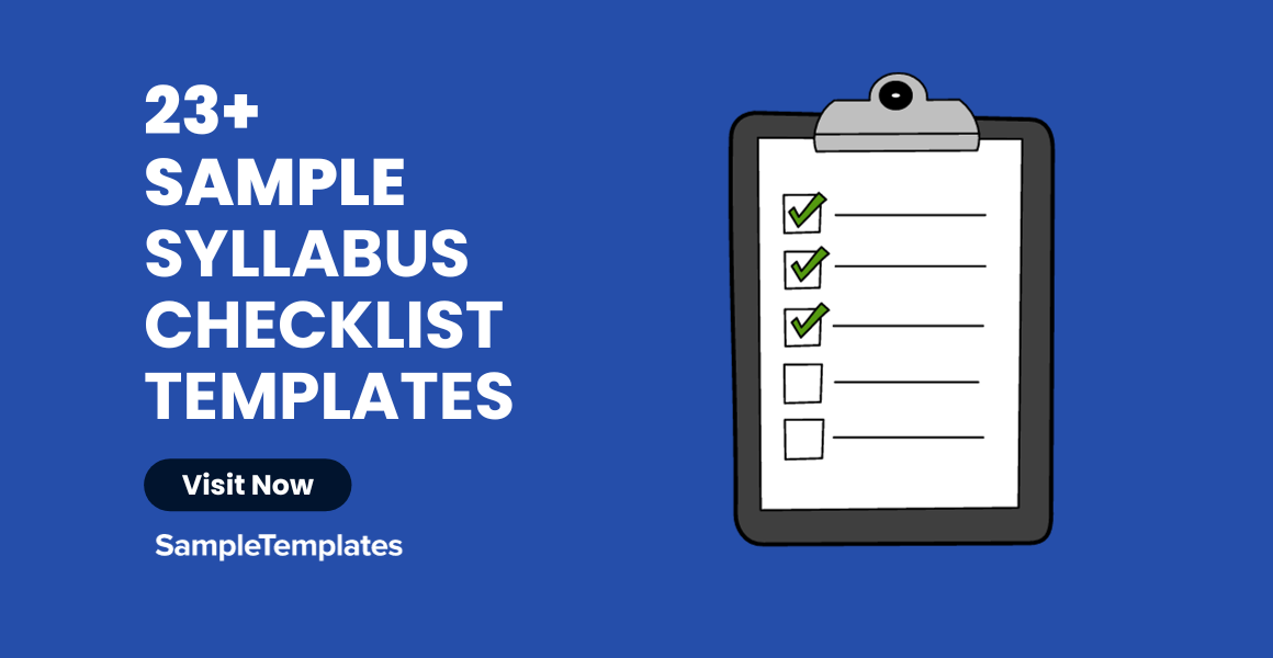 sample-syllabus-checklist-templates