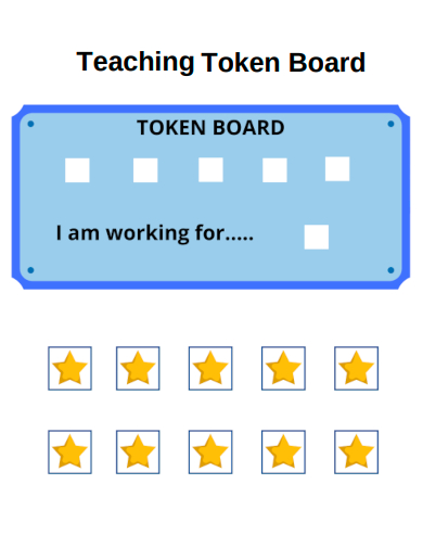 sample teaching token board template