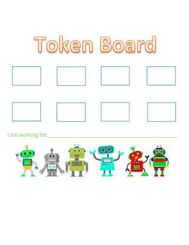 sample token board editable template
