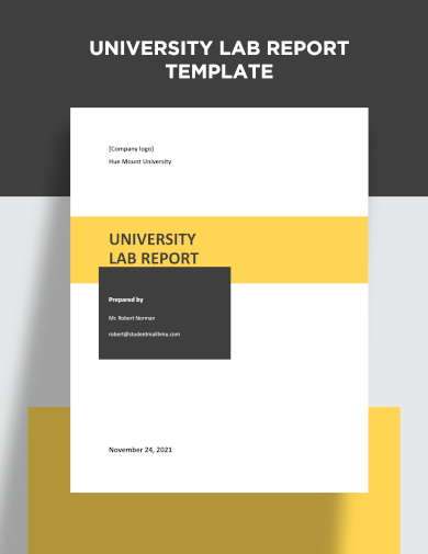sample university lab report template