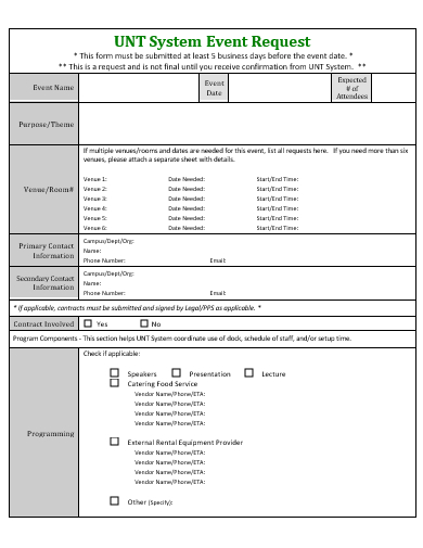 system event request form template