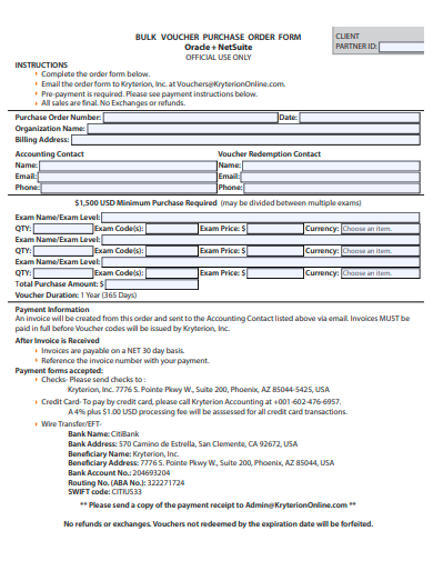 bulk voucher purchase order form template
