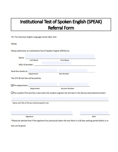 institutional referral form template