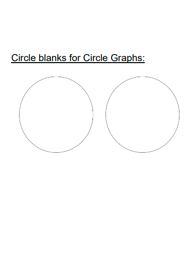 sample blank circle graph template