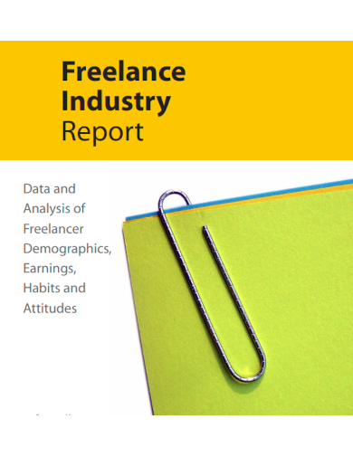 sample freelancer industry report template
