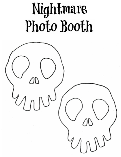 sample nightmare photo booth template