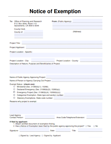 FREE 36 Exemption Form Samples In PDF MS Word FREE 36 Exemption Form Samples In PDF MS Word