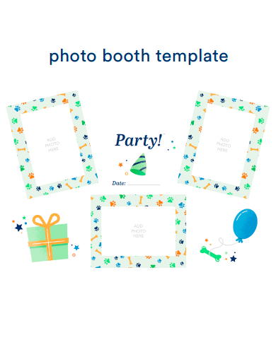 sample party photo booth template