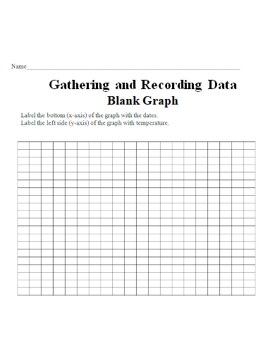 sample recording data blank graph template