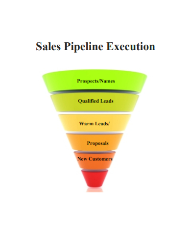 sample sales pipeline execution template