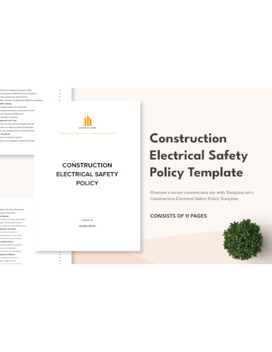 construction electrical safety policy template