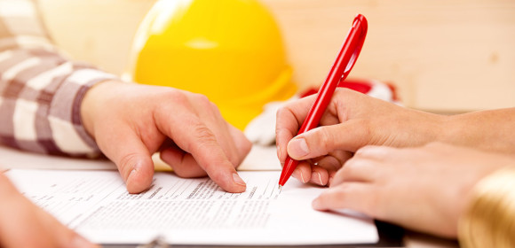 construction employment contract image