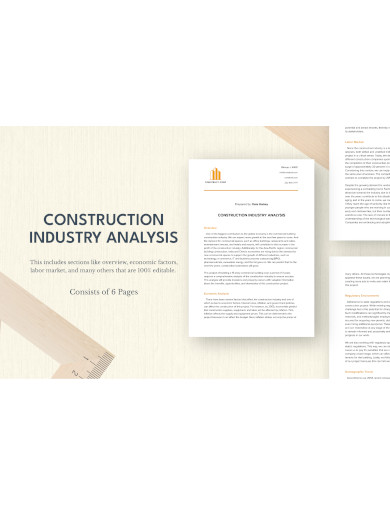 construction industry analysis template