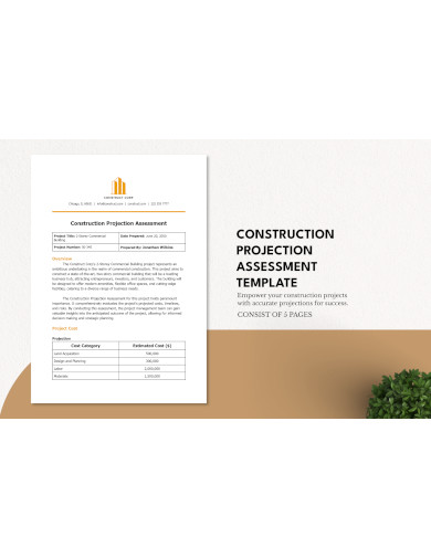 construction projection assessment template