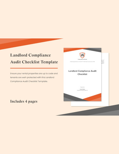 landlord compliance audit checklist