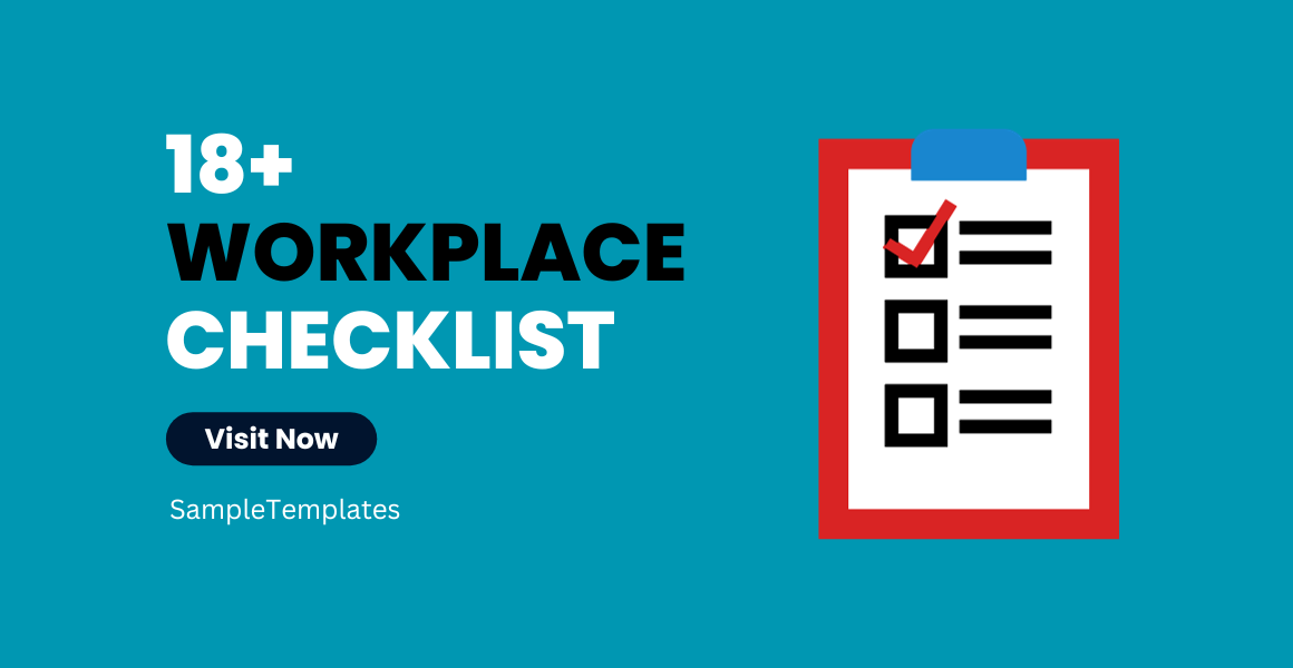printable workplace checklist