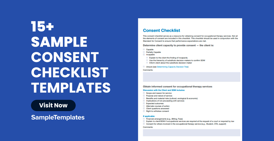 basic consent checklist