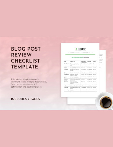 blog post review checklist