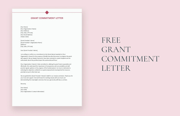 commitment letter format