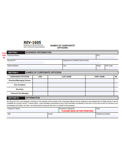 FREE 11  Corporate Form Samples in MS Word Google Docs Pages PDF
