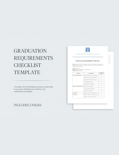 graduation requirements checklist
