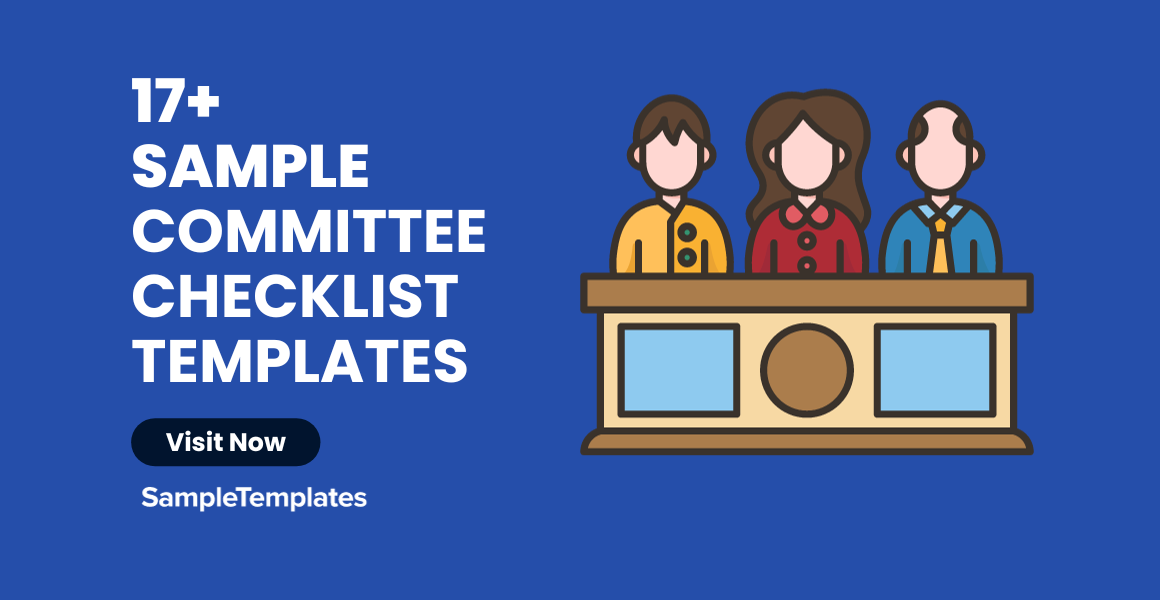 sample committee checklist