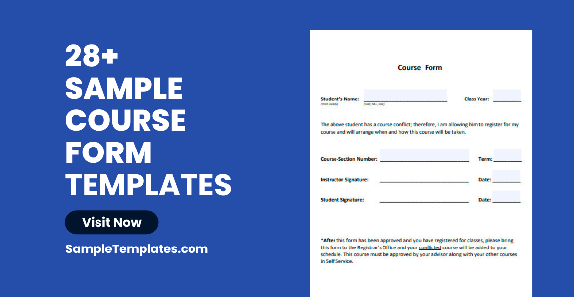 sample course form