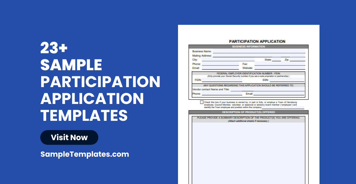 sample-participation-application