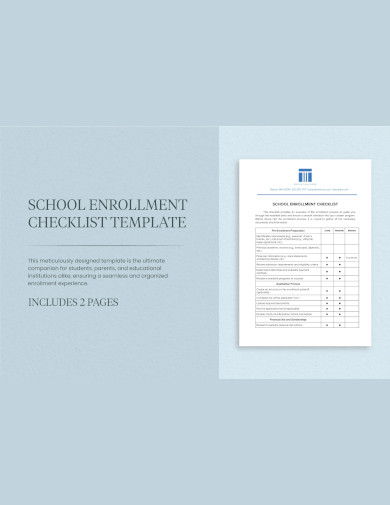 school enrollment checklist