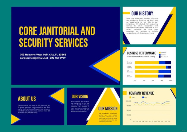 security company profile template word