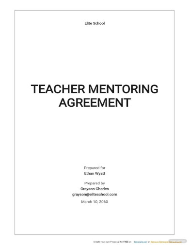 teacher agreement