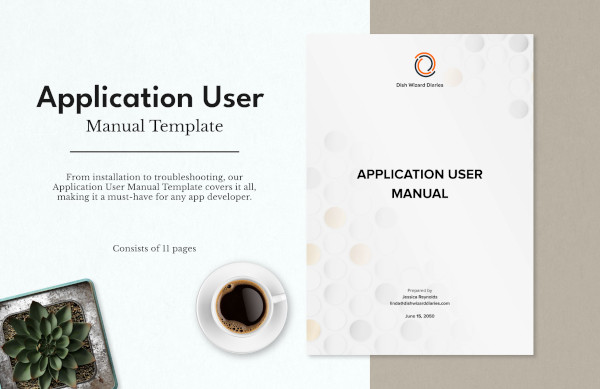 user manual sample for a product