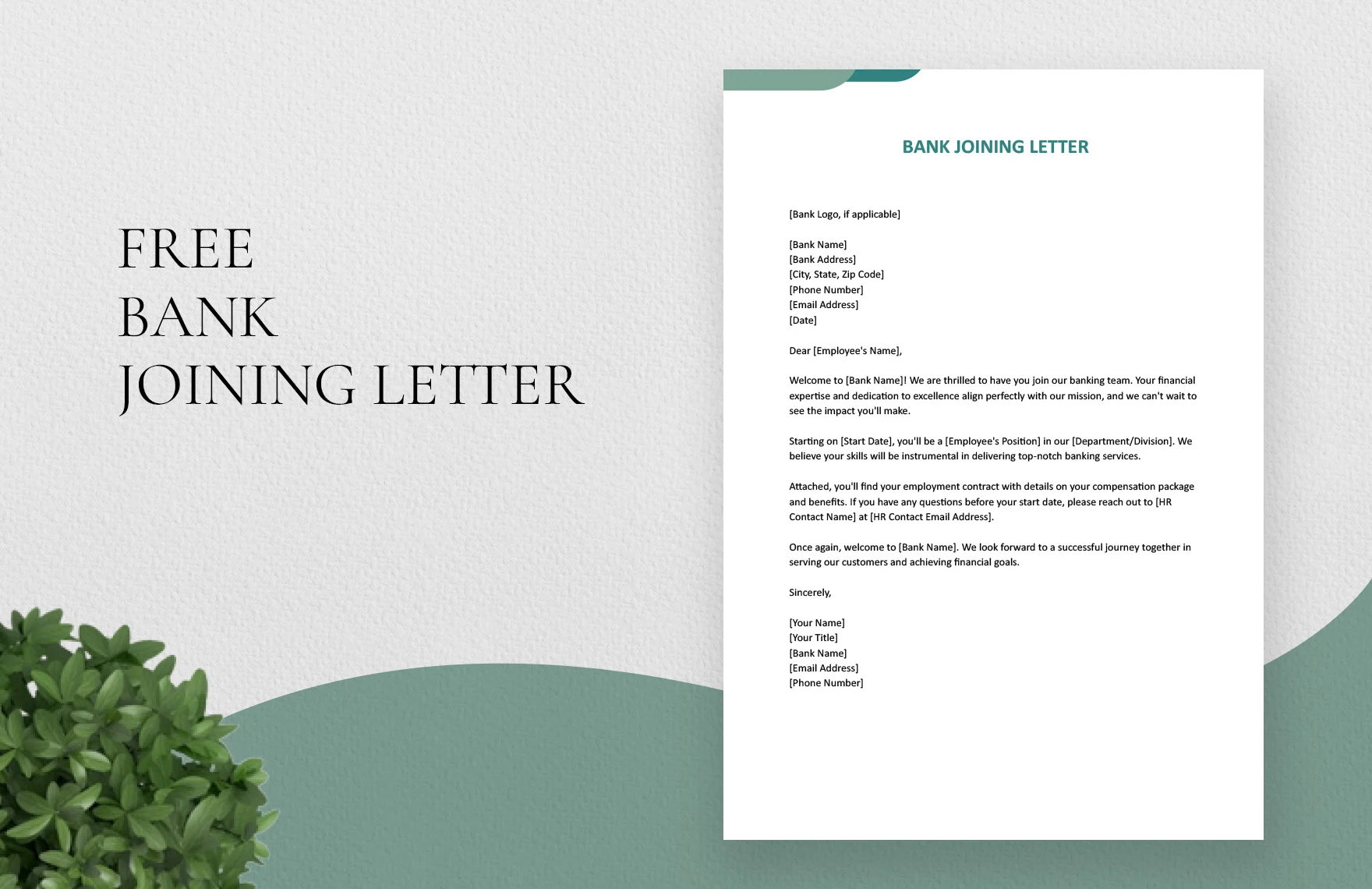 blank joining letter template