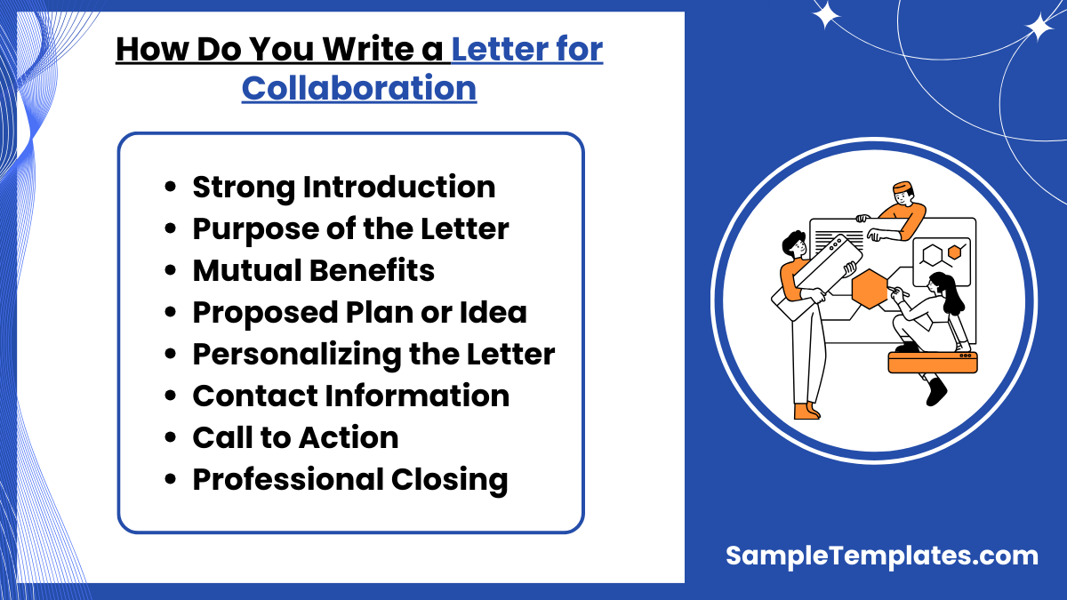 how do you write a letter for collaboration