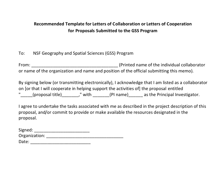 recommended letter of collaboration template