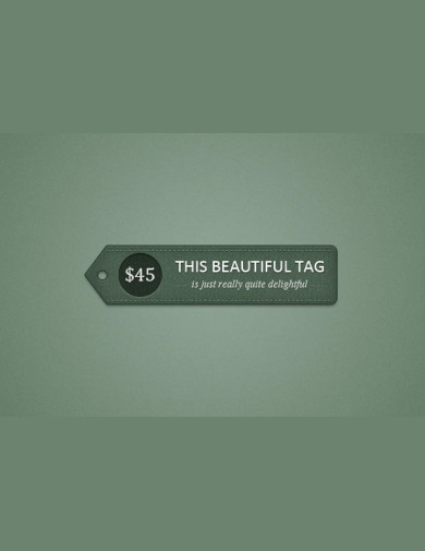 sample detailed price tag template