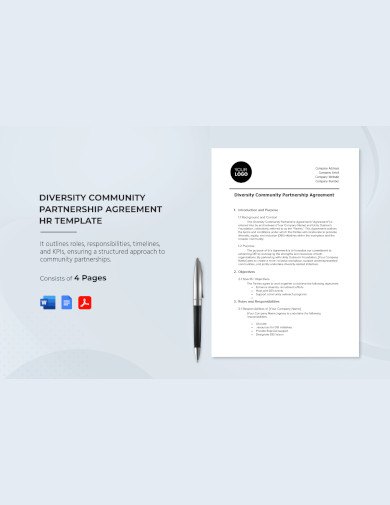 sample diversity community partnership agreement 