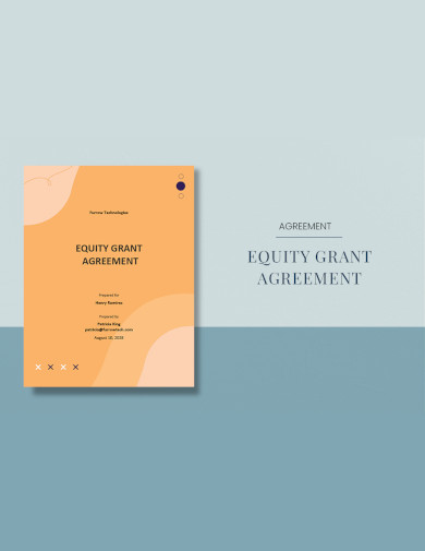 sample equity grant agreement template