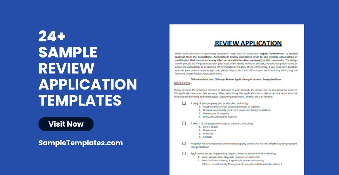 sample review application